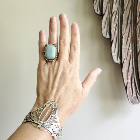 Sorrelli Jewelry - Vintage Sorrelli Robin's Egg Cocktail Ring